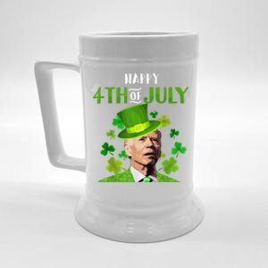 Happy 4th Of July Confused Funny Joe Biden St Patricks Day Beer Stein