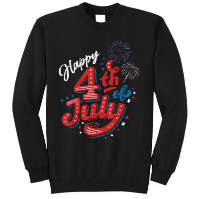 Happy 4th Of July Cool Independence Day Patriotic American Sweatshirt