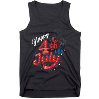 Happy 4th Of July Cool Independence Day Patriotic American Tank Top