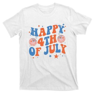 Happy 4th Of July Patriotic American US Flag 4th Of July T-Shirt