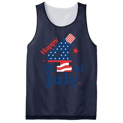 Happy 4th Of July Patriotic American Us Flag Women Mesh Reversible Basketball Jersey Tank