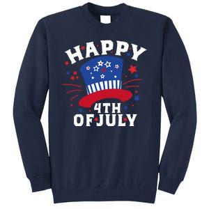 Happy 4th Of July Festive Celebration Tall Sweatshirt