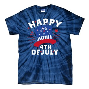 Happy 4th Of July Festive Celebration Tie-Dye T-Shirt