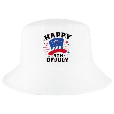Happy 4th Of July Festive Celebration Cool Comfort Performance Bucket Hat