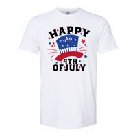 Happy 4th Of July Festive Celebration Softstyle CVC T-Shirt