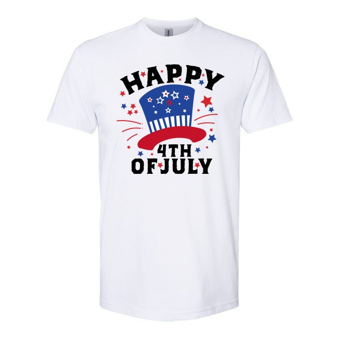 Happy 4th Of July Festive Celebration Softstyle CVC T-Shirt