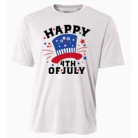 Happy 4th Of July Festive Celebration Cooling Performance Crew T-Shirt