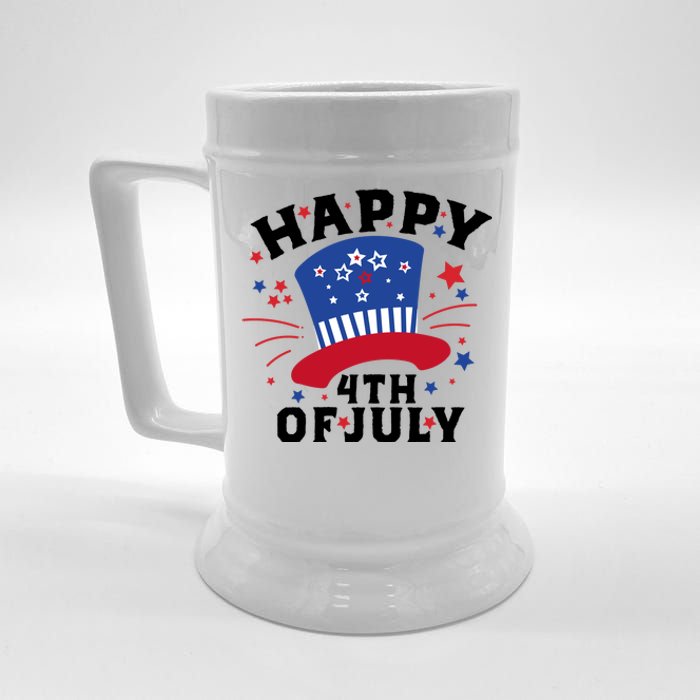 Happy 4th Of July Festive Celebration Beer Stein