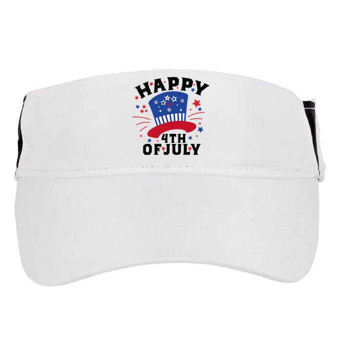 Happy 4th Of July Festive Celebration Adult Drive Performance Visor