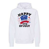 Happy 4th Of July Festive Celebration Premium Hoodie