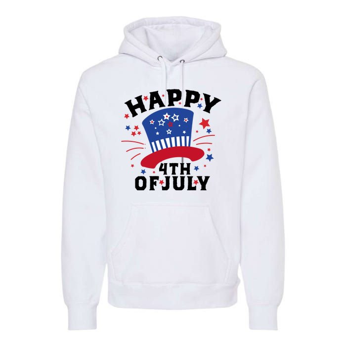 Happy 4th Of July Festive Celebration Premium Hoodie