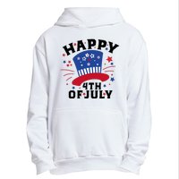 Happy 4th Of July Festive Celebration Urban Pullover Hoodie