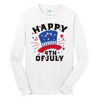 Happy 4th Of July Festive Celebration Tall Long Sleeve T-Shirt