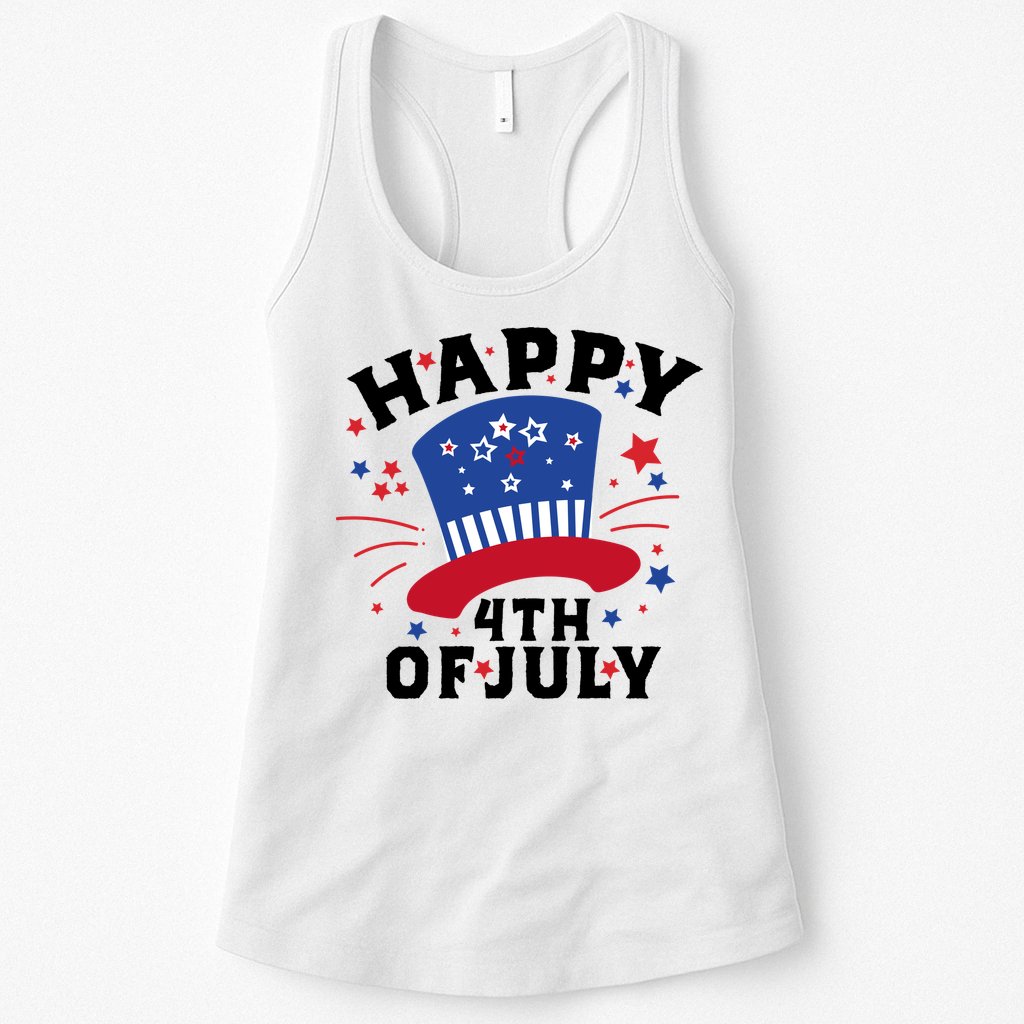 Happy 4th Of July Festive Celebration Womens Tank Top