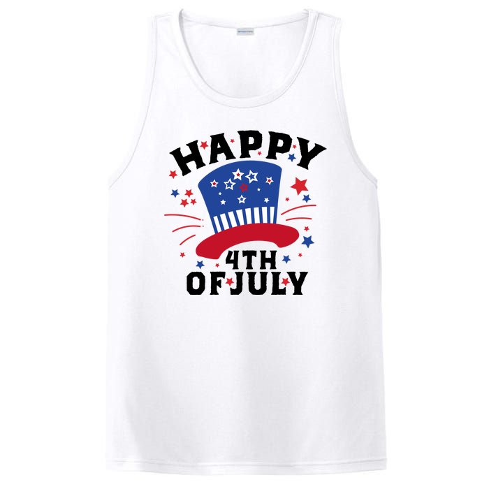 Happy 4th Of July Festive Celebration PosiCharge Competitor Tank