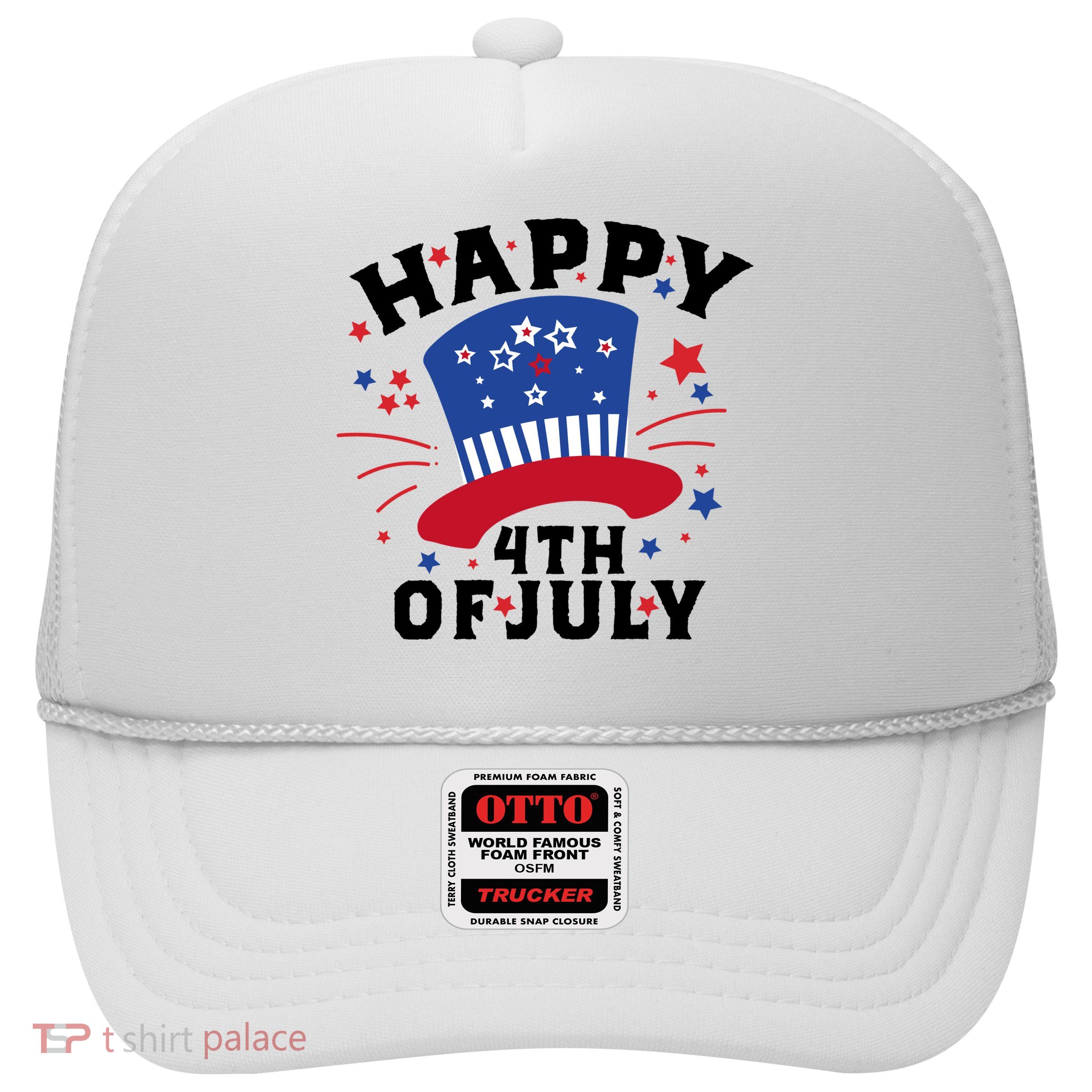 Happy 4th Of July Festive Celebration Trucker Hat