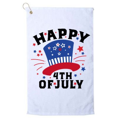 Happy 4th Of July Festive Celebration Golf Towel