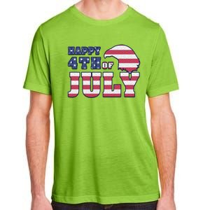 Happy 4th Of July Eagle American Adult ChromaSoft Performance T-Shirt