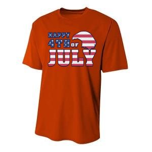 Happy 4th Of July Eagle American Performance Sprint T-Shirt