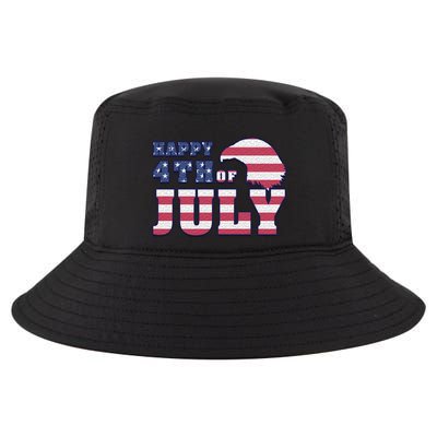Happy 4th Of July Eagle American Cool Comfort Performance Bucket Hat