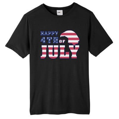 Happy 4th Of July Eagle American Tall Fusion ChromaSoft Performance T-Shirt