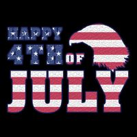 Happy 4th Of July Eagle American Flatbill Hat