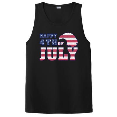 Happy 4th Of July Eagle American PosiCharge Competitor Tank