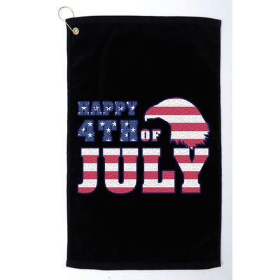 Happy 4th Of July Eagle American Golf Towel