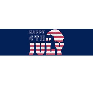 Happy 4th Of July Eagle American Bumper Sticker