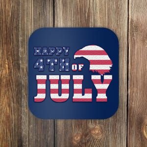 Happy 4th Of July Eagle American Coaster