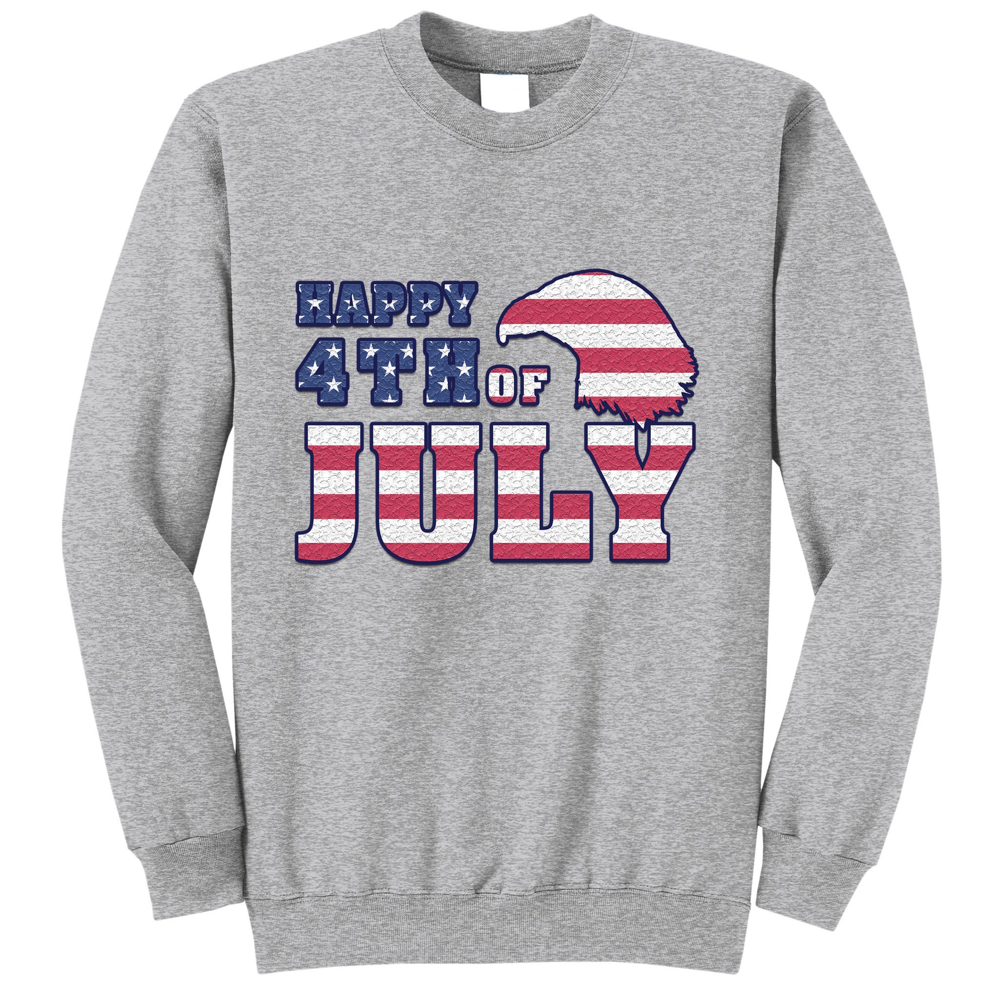 Happy 4th Of July Eagle American Sweatshirt
