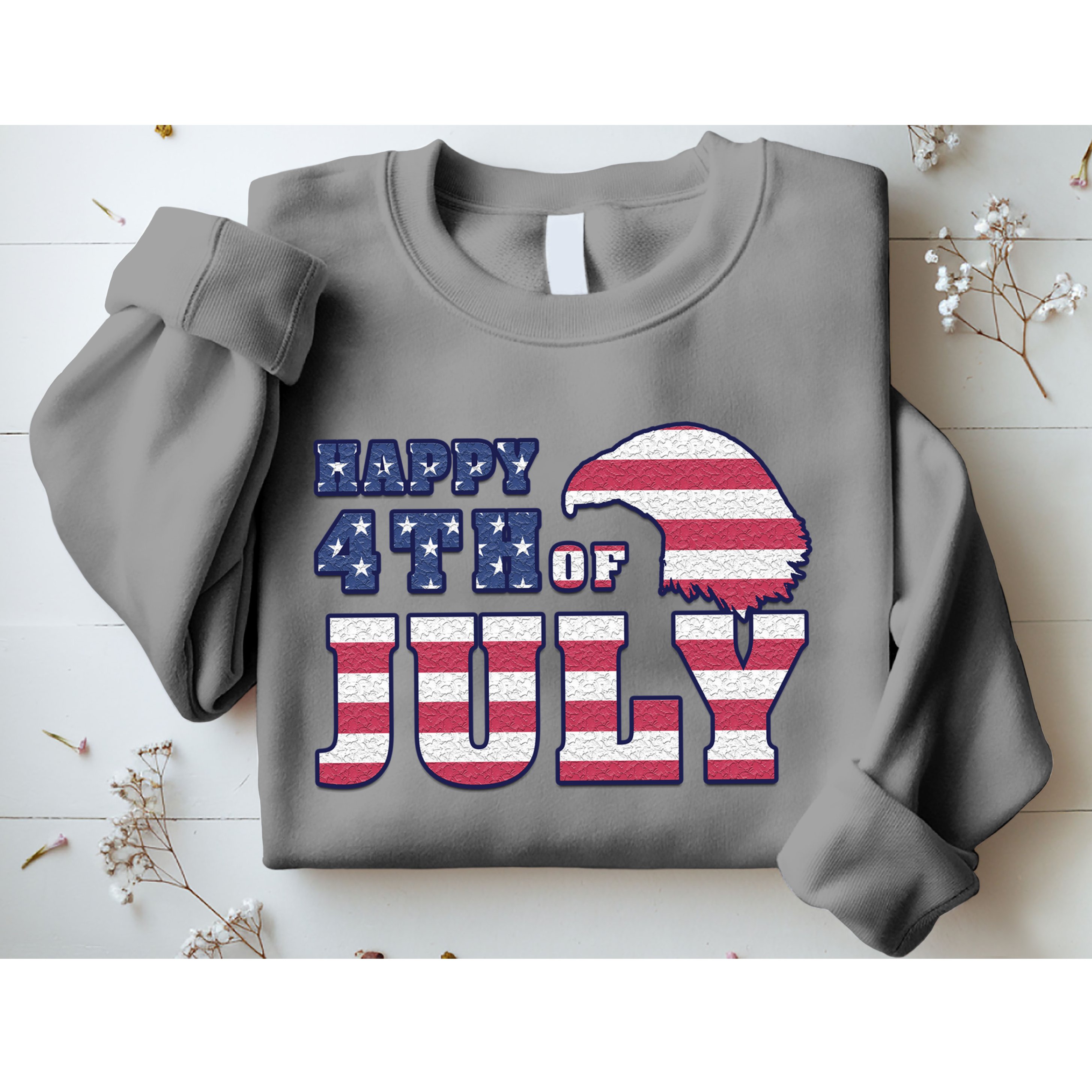 Happy 4th Of July Eagle American Sweatshirt