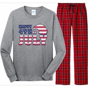 Happy 4th Of July Eagle American Long Sleeve Pajama Set