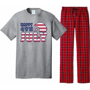 Happy 4th Of July Eagle American Pajama Set