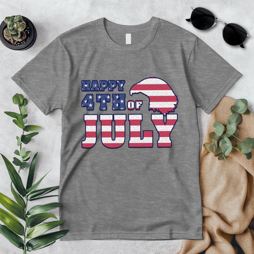 Happy 4th Of July Eagle American Premium T-Shirt