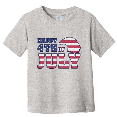 Happy 4th Of July Eagle American Toddler T-Shirt
