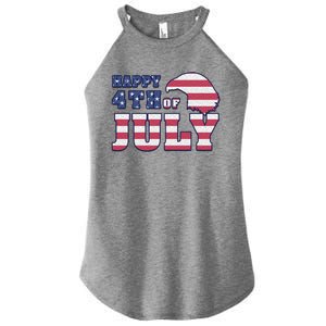 Happy 4th Of July Eagle American Women's Perfect Tri Rocker Tank