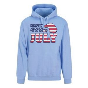 Happy 4th Of July Eagle American Unisex Surf Hoodie