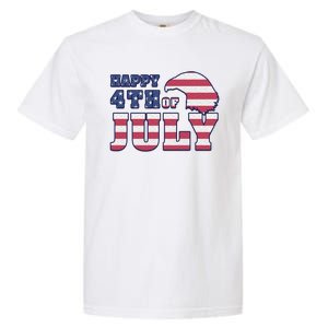 Happy 4th Of July Eagle American Garment-Dyed Heavyweight T-Shirt