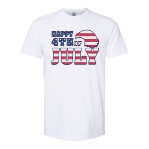 Happy 4th Of July Eagle American Softstyle CVC T-Shirt