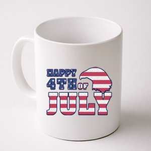 Happy 4th Of July Eagle American Coffee Mug