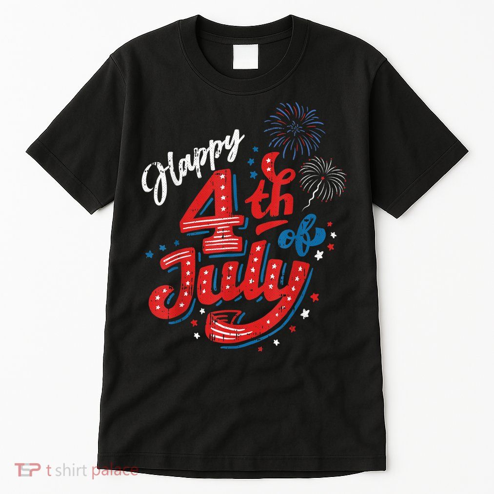 Happy 4th Of July Cool Independence Day Patriotic American Tall T-Shirt