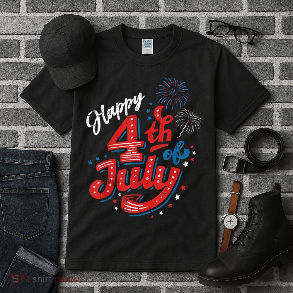 Happy 4th Of July Cool Independence Day Patriotic American Tall T-Shirt