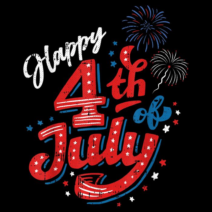 Happy 4th Of July Cool Independence Day Patriotic American 7-Panel Snapback Hat