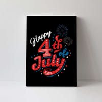 Happy 4th Of July Cool Independence Day Patriotic American Canvas