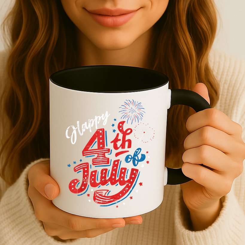 Happy 4th Of July Cool Independence Day Patriotic American Mug