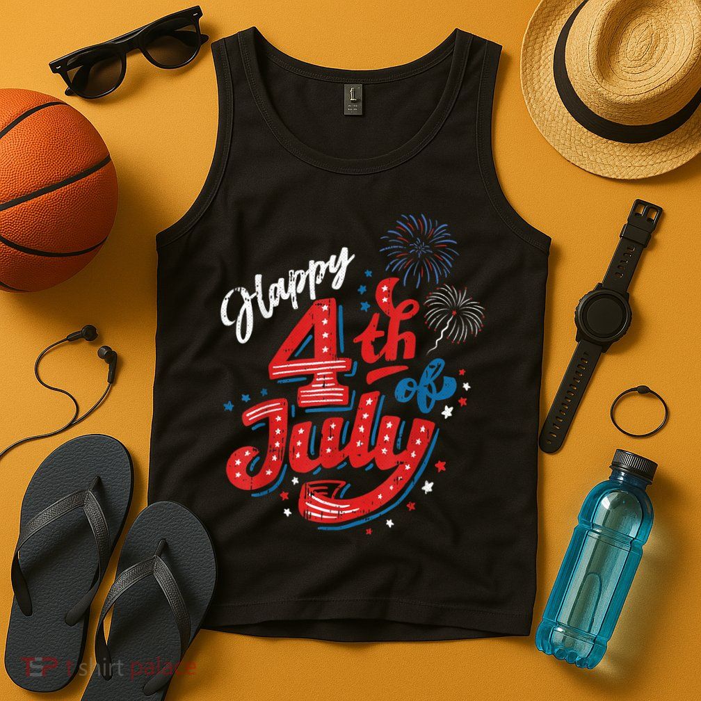 Happy 4th Of July Cool Independence Day Patriotic American Tank Top