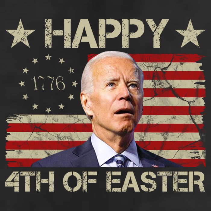 Happy 4th Of Easter Funny Usa Anti Biden Adult Drive Performance Visor