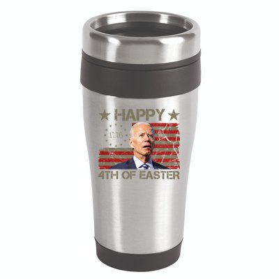 Happy 4th Of Easter Funny Usa Anti Biden 16oz Travel Tumbler