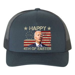 Happy 4th Of Easter Funny Usa Anti Biden Yupoong Adult 5-Panel Trucker Hat